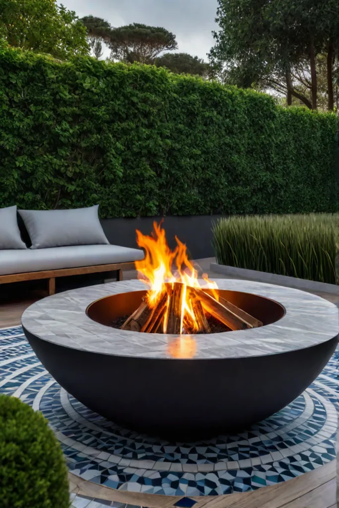 Customized fire pit with unique features and personal style
