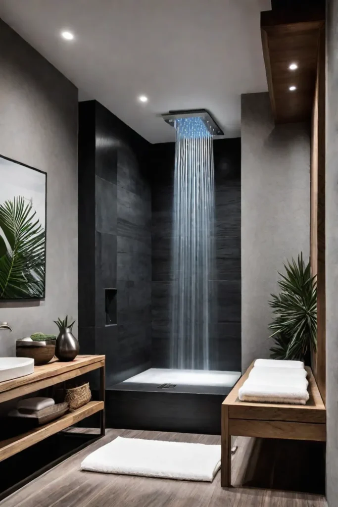 Ecofriendly bathroom design with a focus on relaxation and wellbeing
