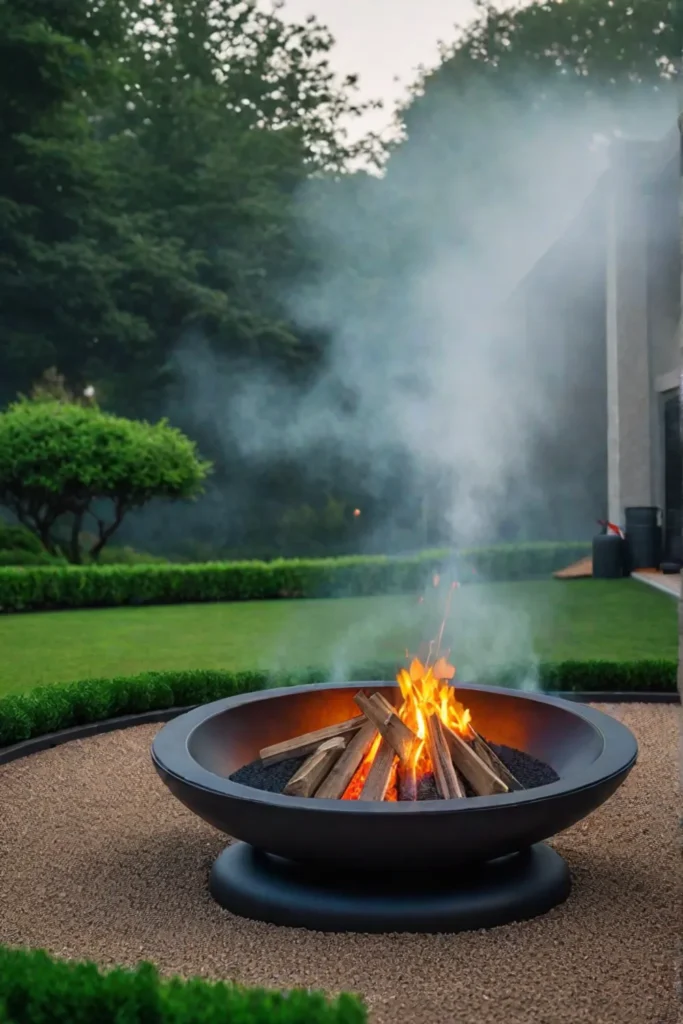 Essential fire extinguishing equipment for firepits