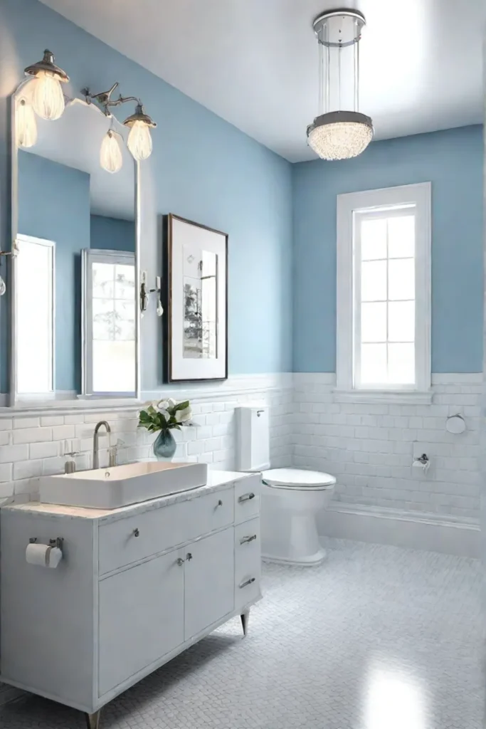 Highimpact lowcost bathroom renovation with a focus on color