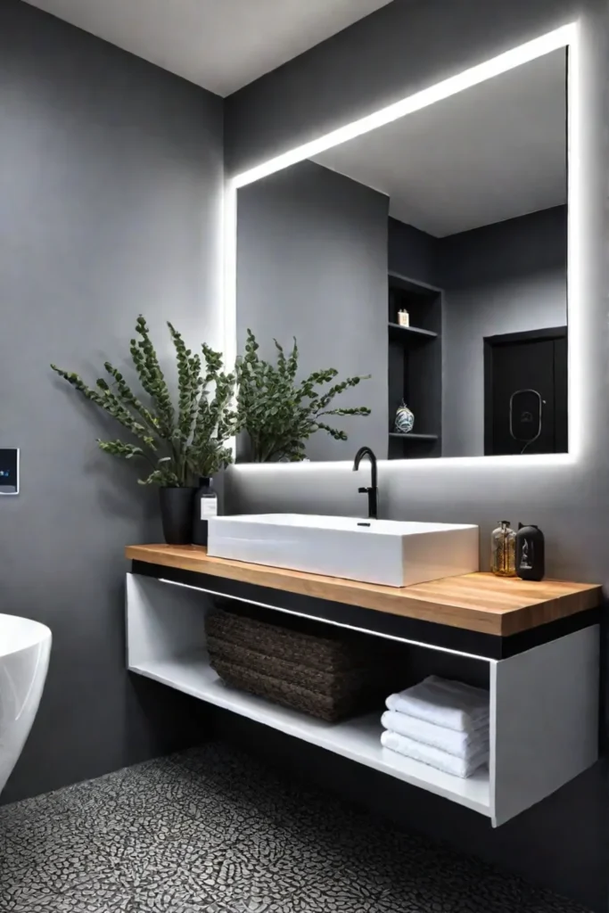 Hightech bathroom design