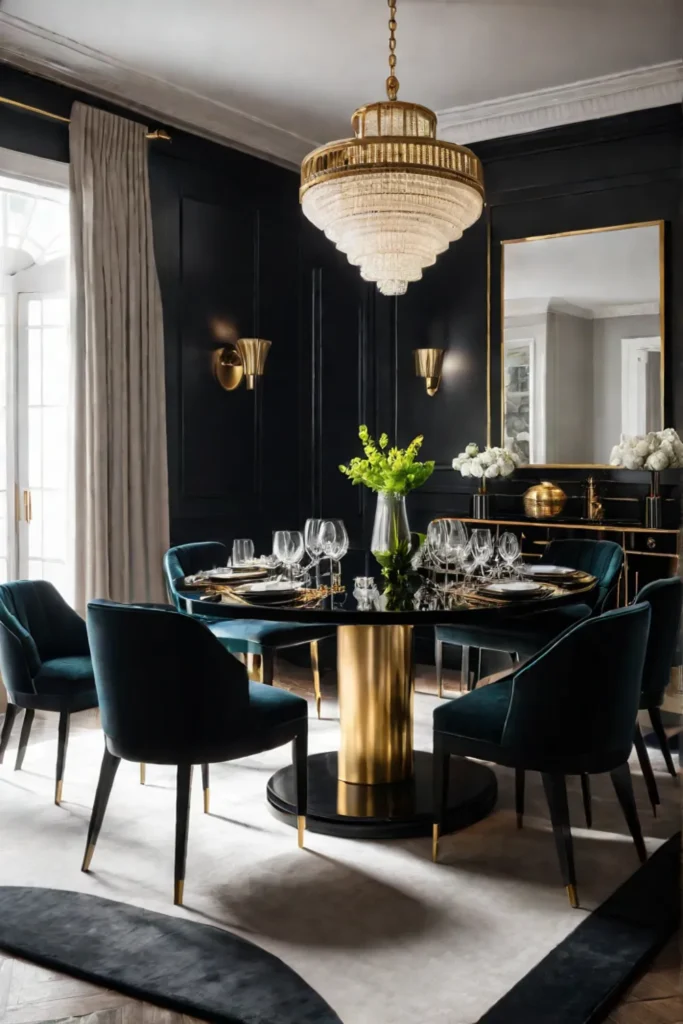 Art Deco dining room luxury furniture