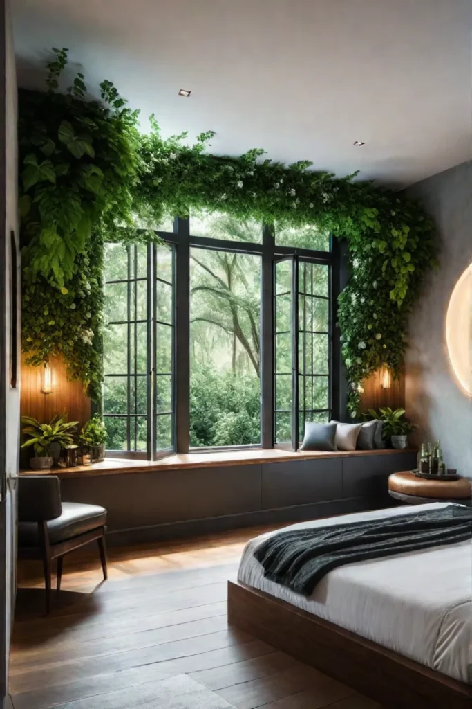 Bedroom retreat green sanctuary