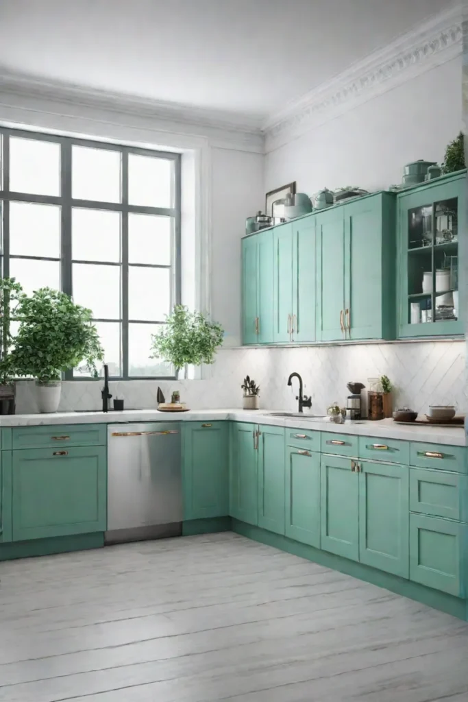 Bright and airy small kitchen 1