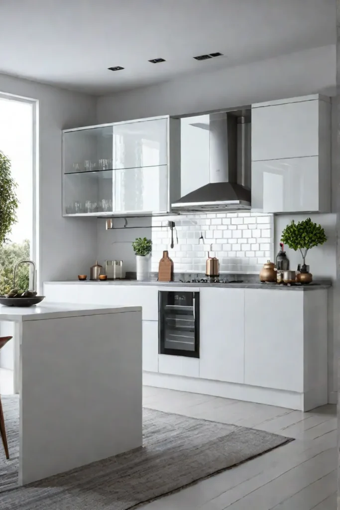 Bright and airy small kitchen