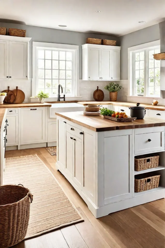 Bright and airy small kitchen design