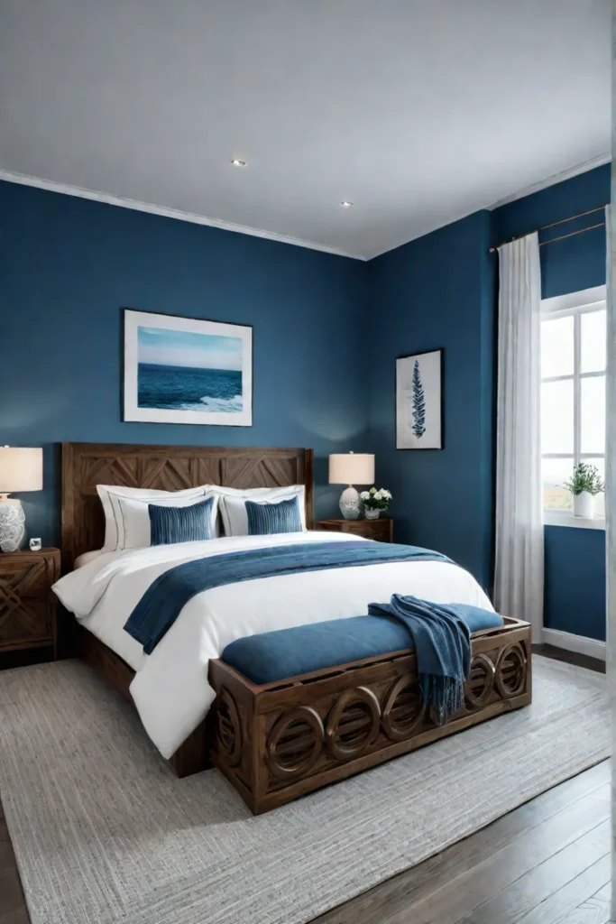 Calming Blue Bedroom