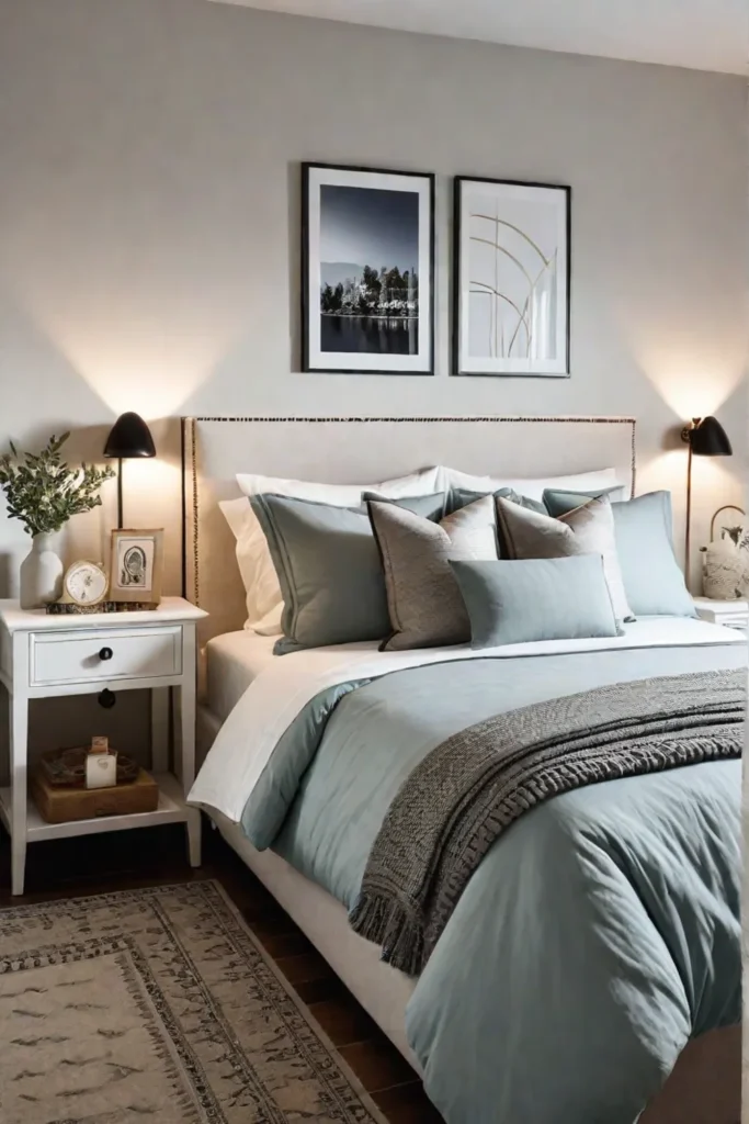 Creating a serene environment in a small bedroom