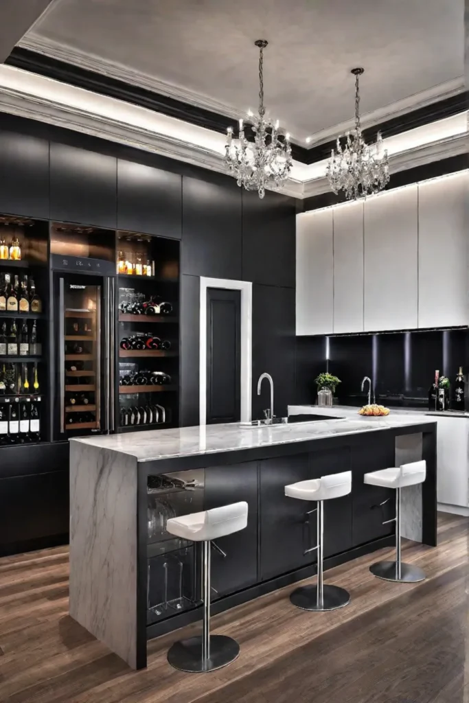 Creating a social hub with a contemporary kitchen design