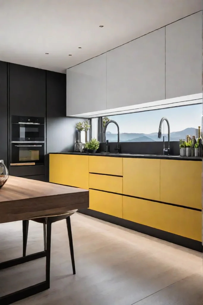 Custom cabinetry minimalist kitchen