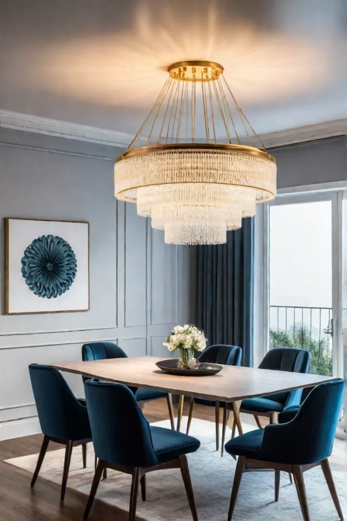 Dynamic dining room chandelier pendants sconces