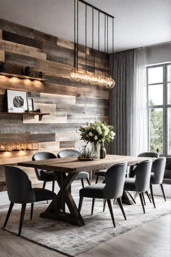 Ecofriendly dining room design