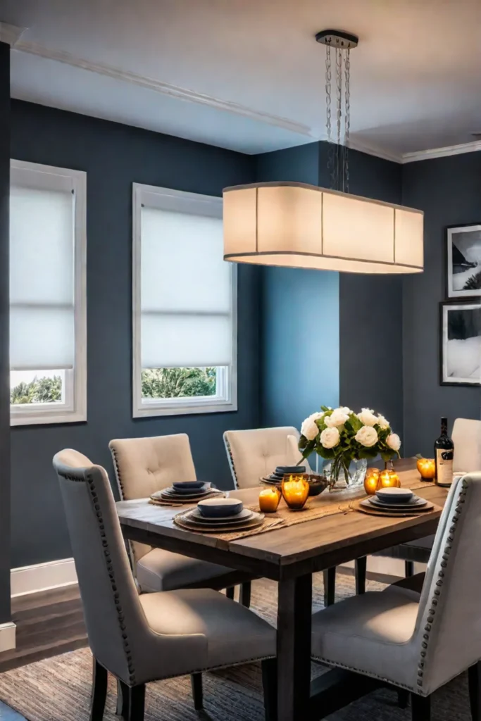 Enhanced dining room ambiance