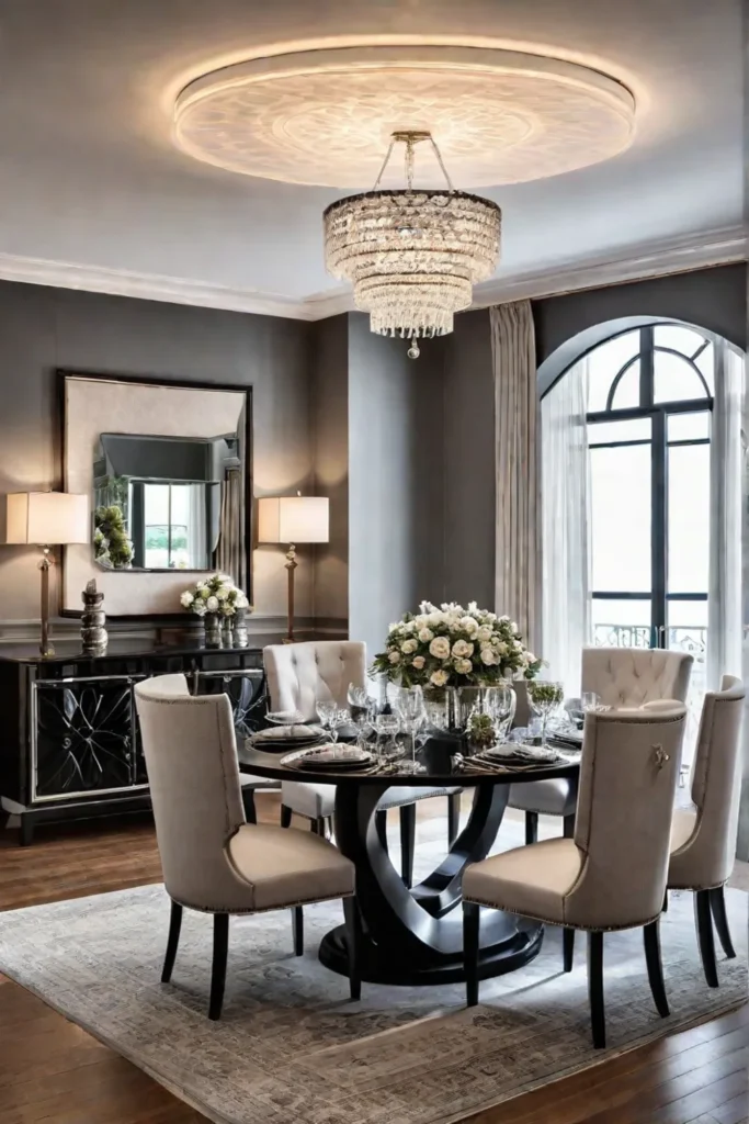 Functional and stylish dining room
