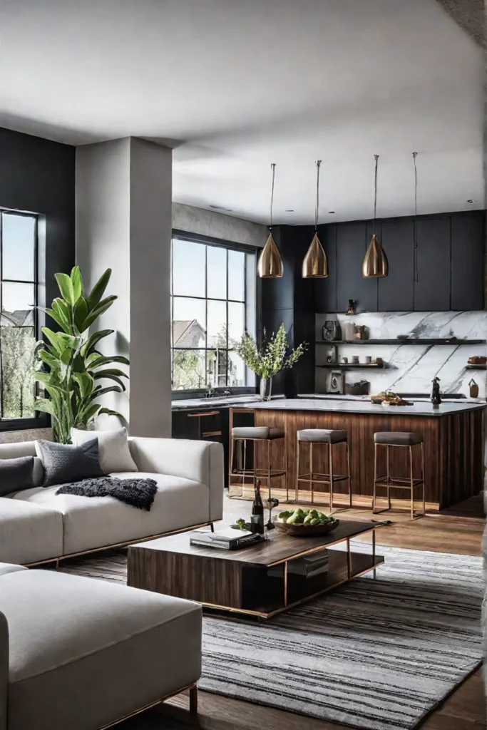 Kitchen design that promotes relaxation and social connection