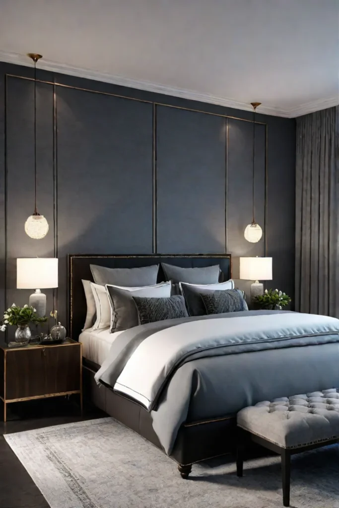 Modern Gray Bedroom