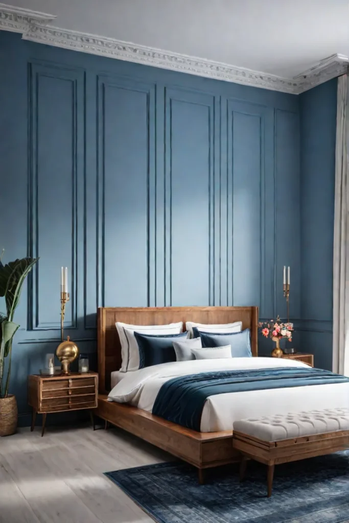 NatureInspired Blue Bedroom