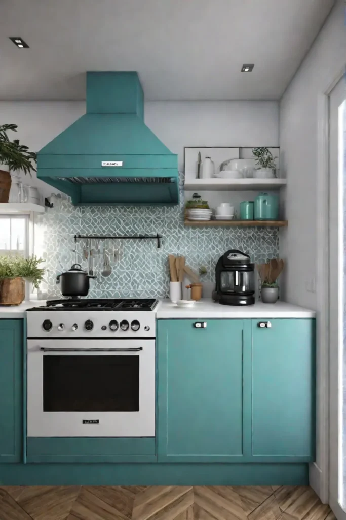 Playful mix of vibrant and pastel appliances