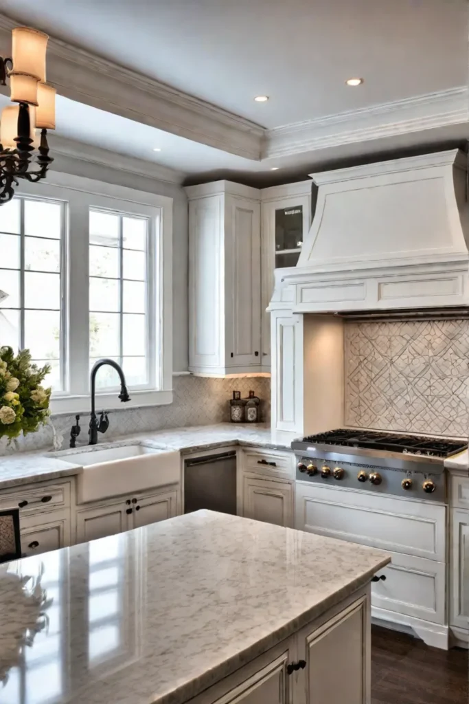 Raised panel cabinets classic kitchen design