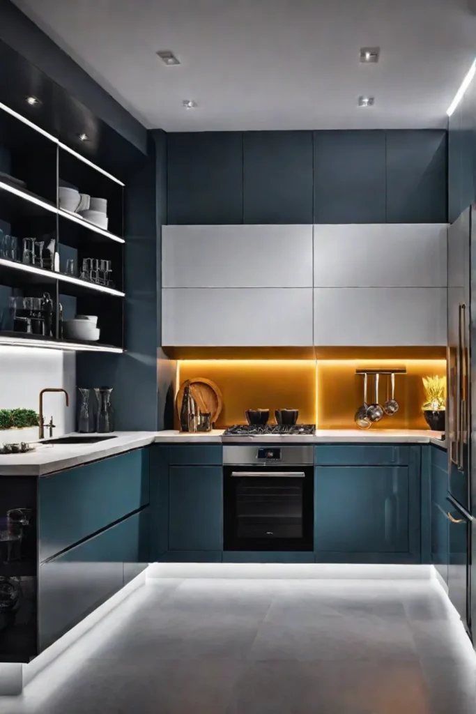 Smart kitchen modern lighting