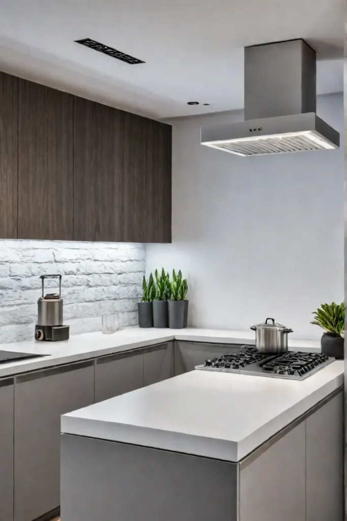 Smart lighting natural daylight simulation connected kitchen