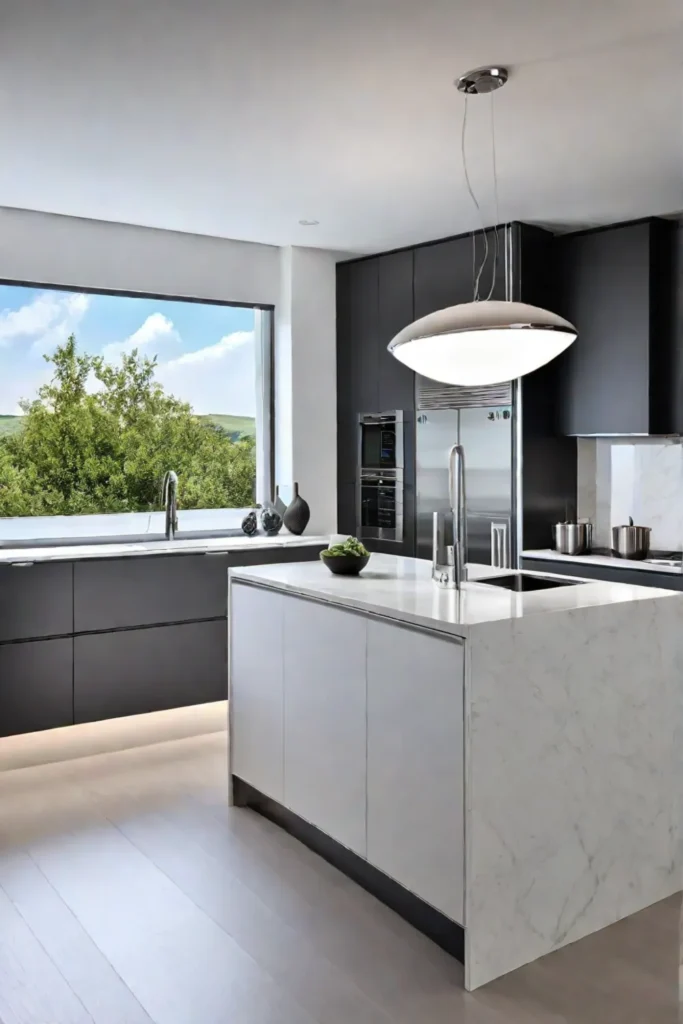 Sustainable and sleek kitchen design