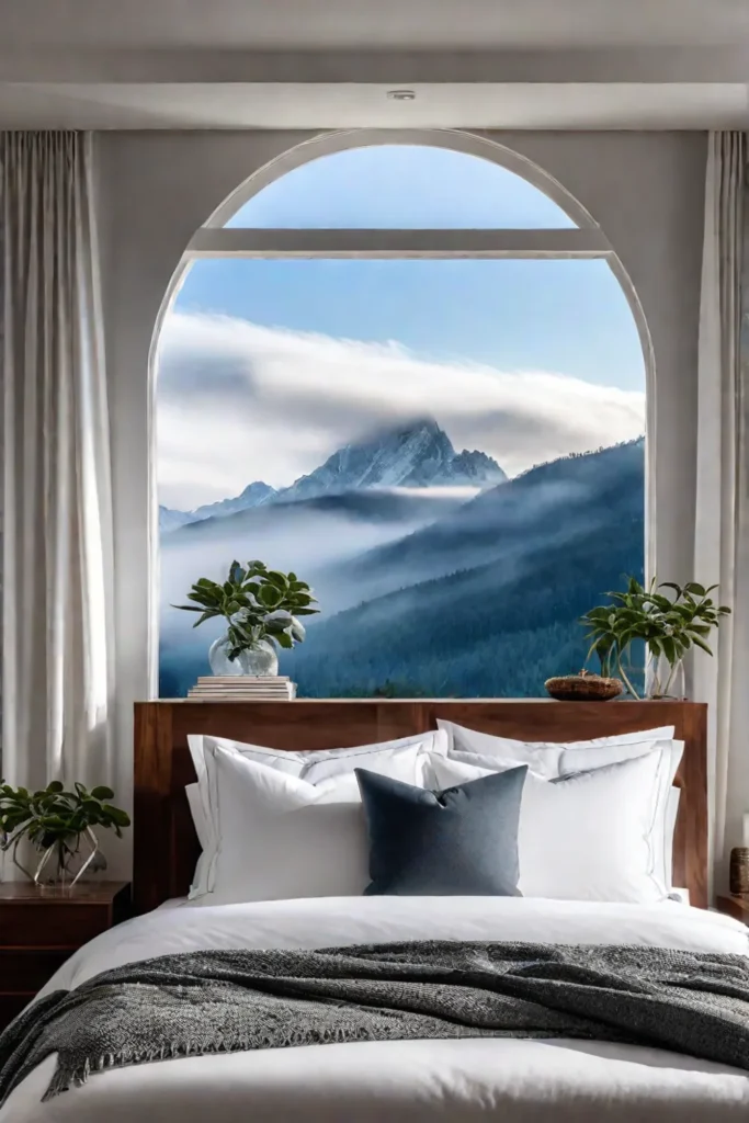 mountain landscape bedroom