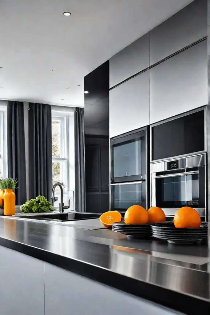 professional kitchen sleek design